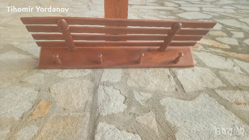 Дървена закачалка., снимка 1