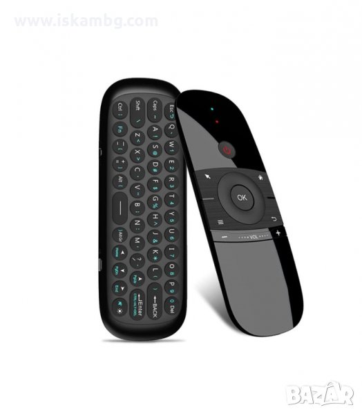 МИНИ БЕЗЖИЧНА КЛАВИАТУРА С МИШКА ЗА ТЕЛЕВИЗОР - код W1, снимка 1