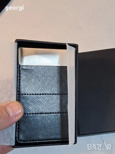 Луксозен немски кожен портфейл картодържач   Troika      4/5, снимка 1