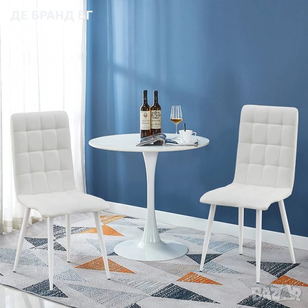 Висококачествени трапезни столове C-UDC029WH, снимка 1