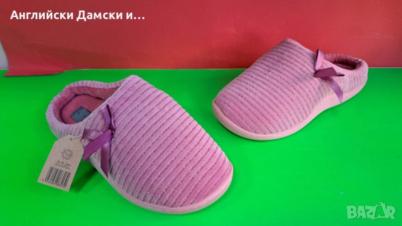 Английски дамски пантофи-чехли, снимка 1