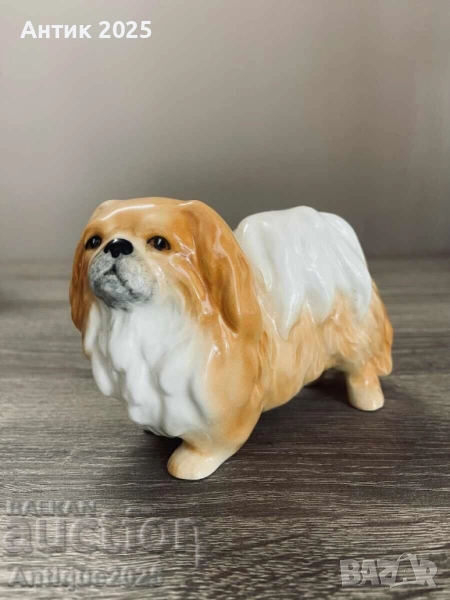 Винтидж статуетка на пекинез от Англия, снимка 1