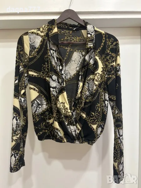 Ефектна блуза с размер S на Ginatricot, снимка 1