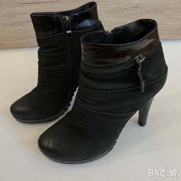 Естествена кожа боти , снимка 1