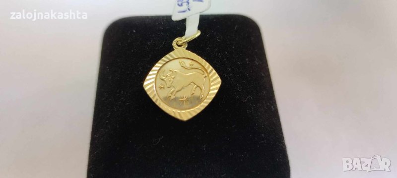 Нова Златна зодия телец-1,53гр/14кр, снимка 1