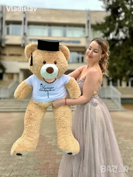 Плюшено мече абитуриент в два размера, снимка 1
