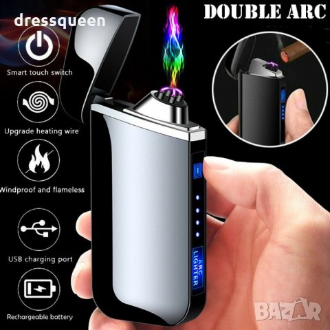 0319 Акумулаторна запалка с волтова дъга ,зареждане с USB, снимка 2 - Запалки - 34913629