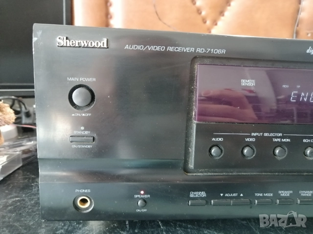 Sherwood RD-7106R AV рисивър, снимка 2 - Ресийвъри, усилватели, смесителни пултове - 51662083