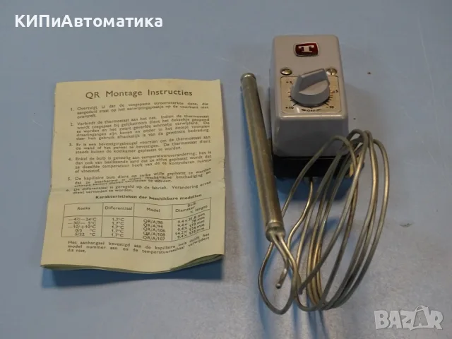 термостат Teddington typ QR/A/106 capillary thermostat -10°C/+10°C
