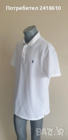 POLO Ralph Lauren Pique Cotton Slim Fit Stretch Mesh Mens Size XL ОРИГИНАЛ! Мъжка Тениска!, снимка 15 - Тениски - 53927178