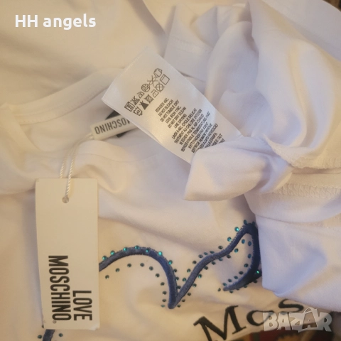 Moschino чисто нова тениска с етикети, снимка 4 - Тениски - 51543877