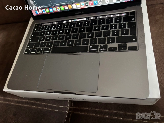 MacBook Pro M1 8GB 256GB перфектен с кутия, снимка 4 - Лаптопи за работа - 54043648
