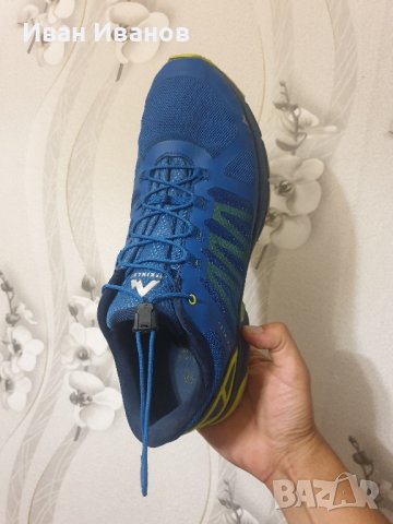 туристически обувки  MCKINLEY KANSAS II AQB BLUE PETROL/GREEN LIME  номер 45, снимка 5 - Маратонки - 42346631