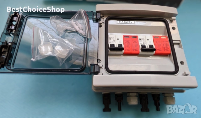 Двойно Соларно Табло 2x32А с Две Мълниезащити и 4 броя стрингове, снимка 3 - Къмпинг осветление - 53079697