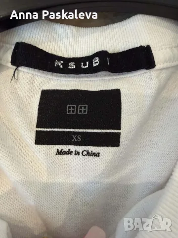 Тениска Ksubi  бяла, снимка 3 - Тениски - 55772697