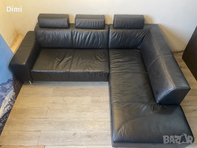 Кожени дивани*БЕЗПЛАТЕН ТРАНСПОРТ*(за цяла България)Ъглов диван от естствена кожа, снимка 2 - Дивани и мека мебел - 52532008