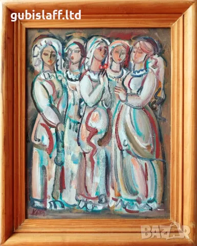 Картина "Моми", худ. Христо Тодоров (1935-2015)