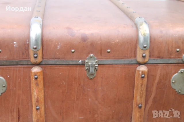 Стар куфар /1900-1930-та година/, снимка 4 - Антикварни и старинни предмети - 50447922