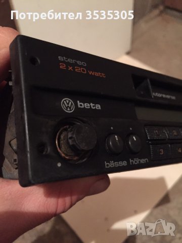 Радиокасетофон за Фолксваген  VW Beta 3 CC M158, снимка 2 - Аксесоари и консумативи - 40628408