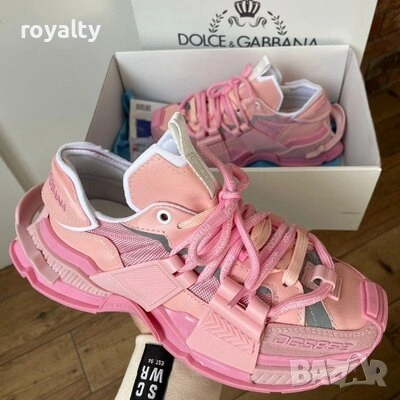 Dolce & Gabbana Розови Дамски Маратонки 36-40 Номер Най Висок Клас Реални Снимки , снимка 5 - Маратонки - 53054711