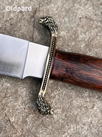 Ловен нож Old Lion Bowie. , снимка 4 - Ножове - 56547101