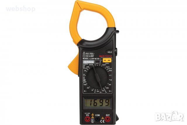 Амперклещи със зумер MASTECH M266C VAC/VDC | AAC | OHM | °C, снимка 5 - Клещи - 38946033