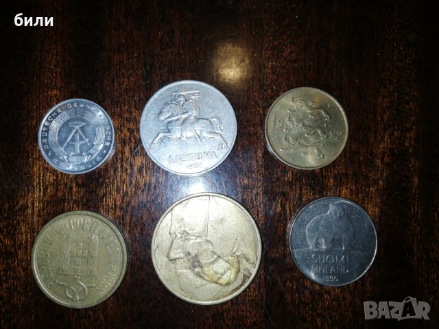 Разни 6 монети , снимка 2 - Нумизматика и бонистика - 32156625