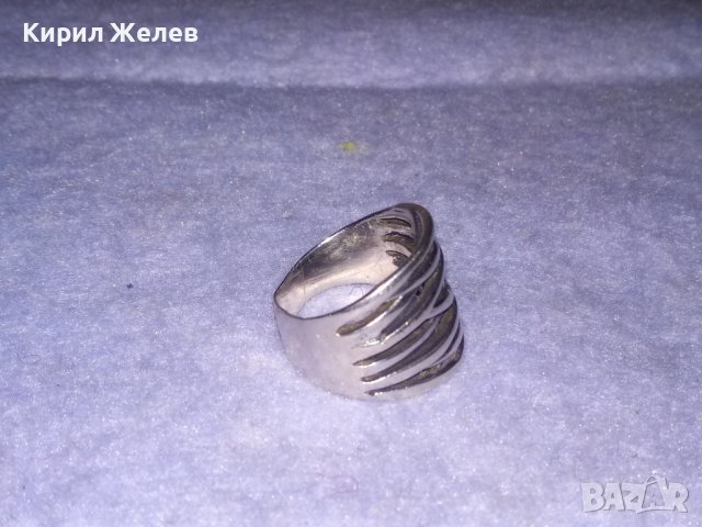 ШИКОЗЕН АЖУРЕН СРЕБЪРЕН АРТ ДИЗАЙН ПРЪСТЕН СРЕБРО 925 МАЙСТОРСКО БИЖУ 26916, снимка 15 - Пръстени - 39547538