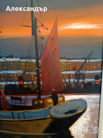 Маслена картина Подписана, снимка 3 - Картини - 50900810