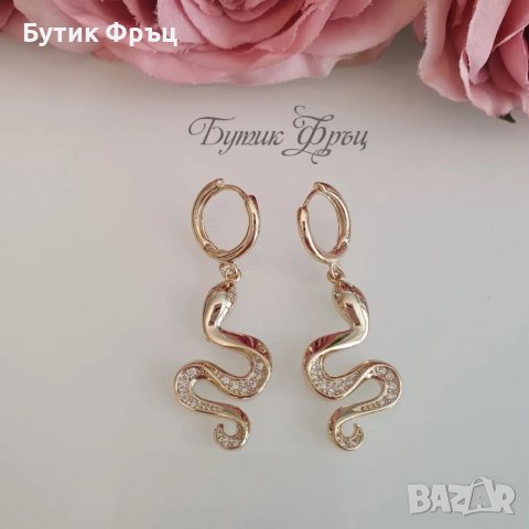 Обеци змийчета , снимка 1