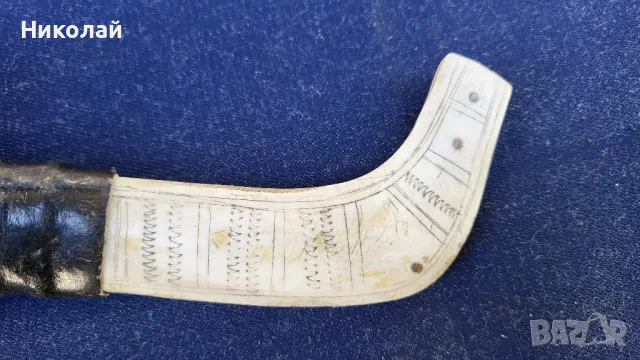 Стар скандинавски нож, финка, снимка 5 - Антикварни и старинни предмети - 50304855