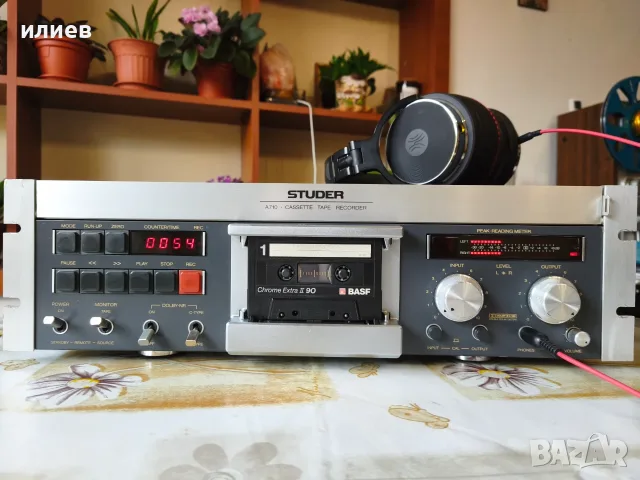 Легендата Studer A710 – Професионален касетен дек от най-висок клас (Swiss Precision)