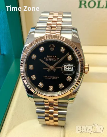 Rolex Datejust 36mm Steel Silver Dial Star-Shaped Diamond Automatic Дамски Различни Варианти, снимка 18 - Дамски - 48183099