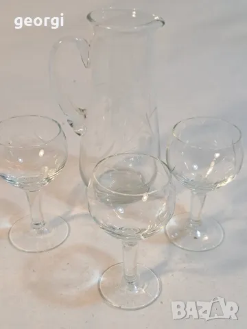 3 български гравирани чаши за ракия   20/3, снимка 4 - Чаши - 49144292