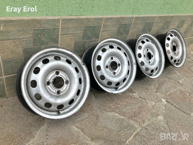 14 железни джанти 4x108 Ford Fiesta Ka Fusion Focus 4х108 Форд, снимка 2 - Гуми и джанти - 47139677