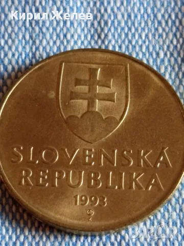Монета 10 крони 1993г. Словения за КОЛЕКЦИЯ ДЕКОРАЦИЯ 32067, снимка 4 - Нумизматика и бонистика - 48858473