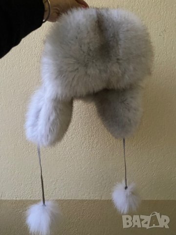Зимна шапка естествен косъм, снимка 9 - Шапки - 42888625