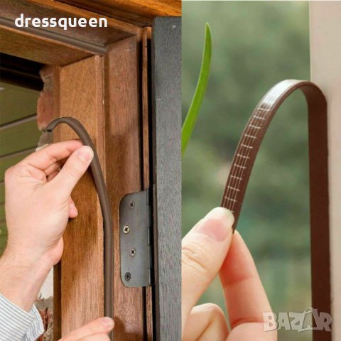 3753 D образен уплътнител за врати-10 метра, снимка 5 - Други стоки за дома - 38189930