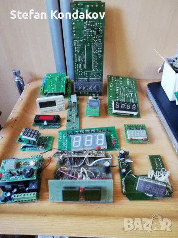 Платки със седем сегментни индикатори