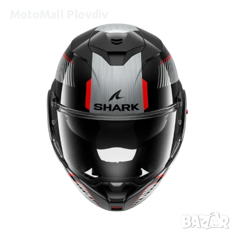 Каска Shark Oxo Sikter Black Chrome Silver, снимка 3 - Аксесоари и консумативи - 50582405