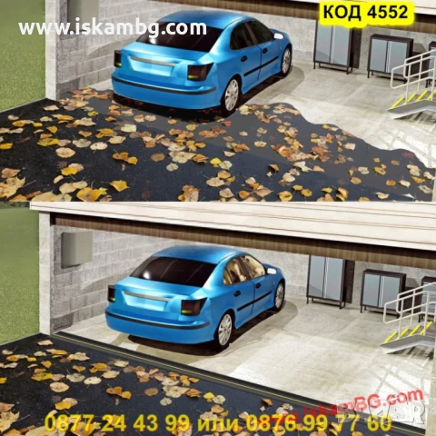 Гумено уплътнение 80*12мм за гаражна врата - КОД 4552, снимка 4 - Гаражни врати - 50788562