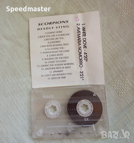 Scorpions - Deadly Sting, снимка 2 - Аудио касети - 51634379
