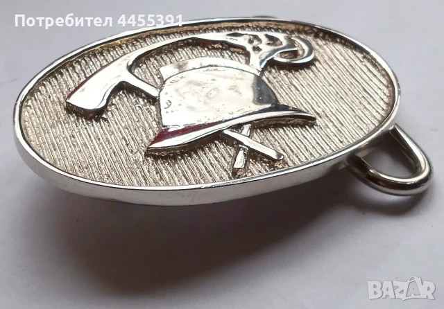 Катарама за пожарникар. Белгия, снимка 2 - Други ценни предмети - 51026062