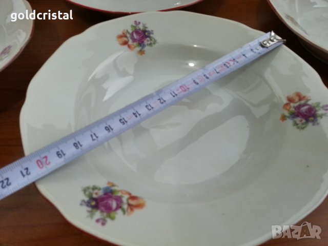 Стар български порцелан чинии дълбоки 