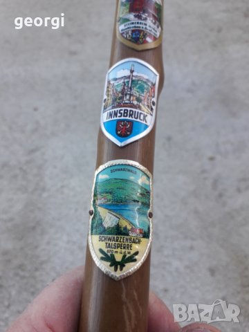 Ретро туристически алпийски бастун , снимка 3 - Колекции - 31436296