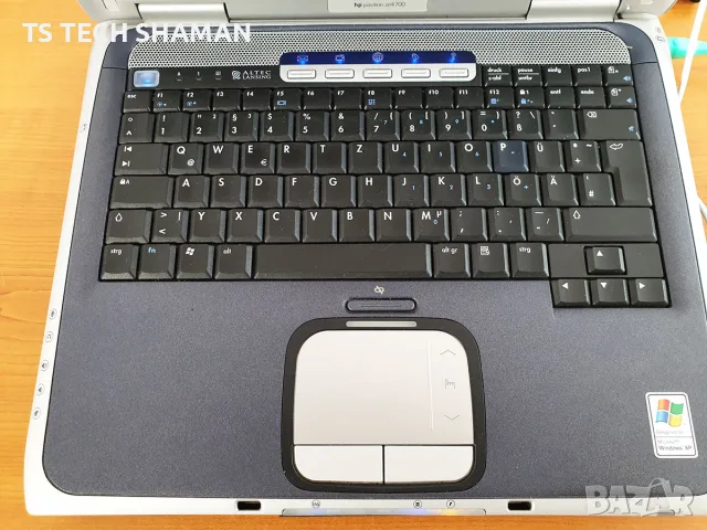 ⭐Продавам уникален ретро лаптоп HP Pavilion ze4700 с ДВА Windows XP и РАБОТЕЩ сериен порт COM1⭐, снимка 10 - Антикварни и старинни предмети - 55742565