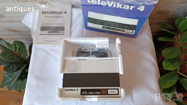Уред за запис на малки аудио касети - teleVikar 4  , снимка 3 - Антикварни и старинни предмети - 38540535
