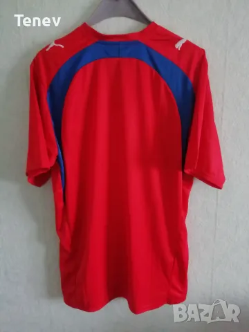 Чехия оригинална нова футболна тениска фланелка Czech Republic Puma от Световното 2006 XL , снимка 2 - Тениски - 49334279