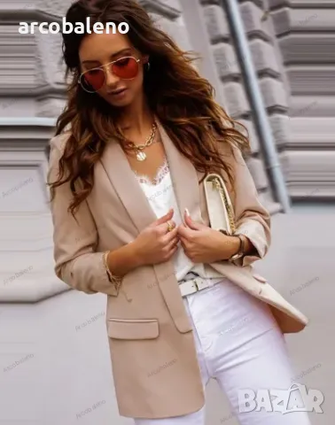 Дамско ежедневно вталено сако, 6цвята , снимка 3 - Сака - 48539296