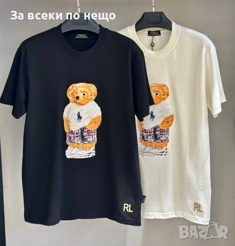 Polo Ralph Lauren Мъжка Памучна Тениска👕Мъжка Блуза С Къс Ръкав Луис Витон - 2 Цвята Код VL-173